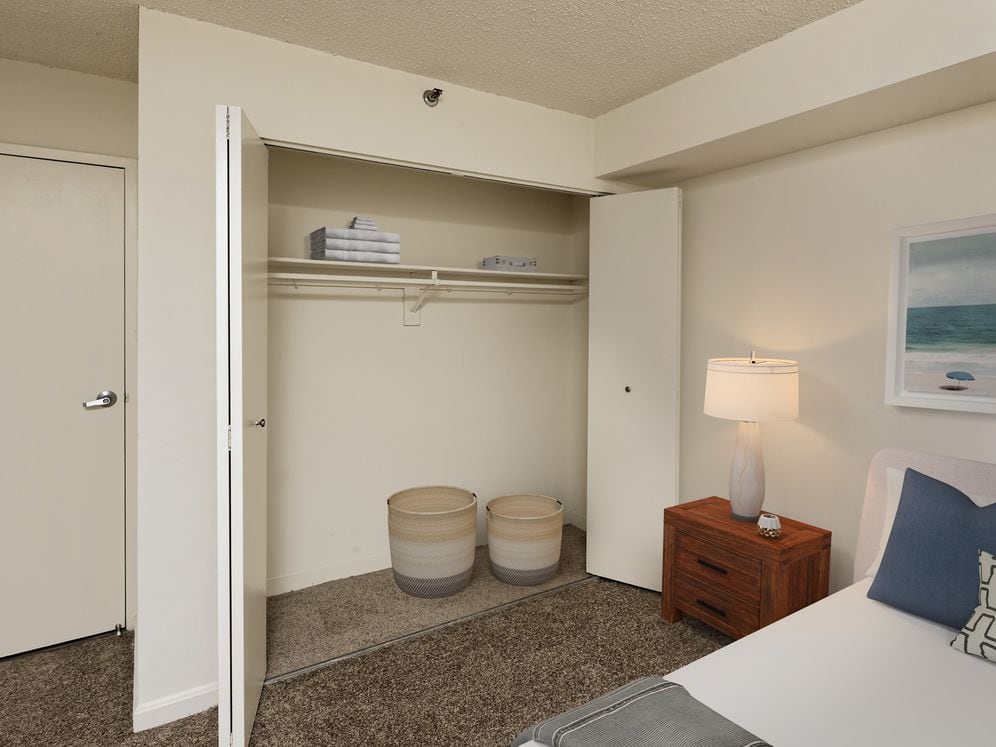 Package III carpeted bedroom and closet