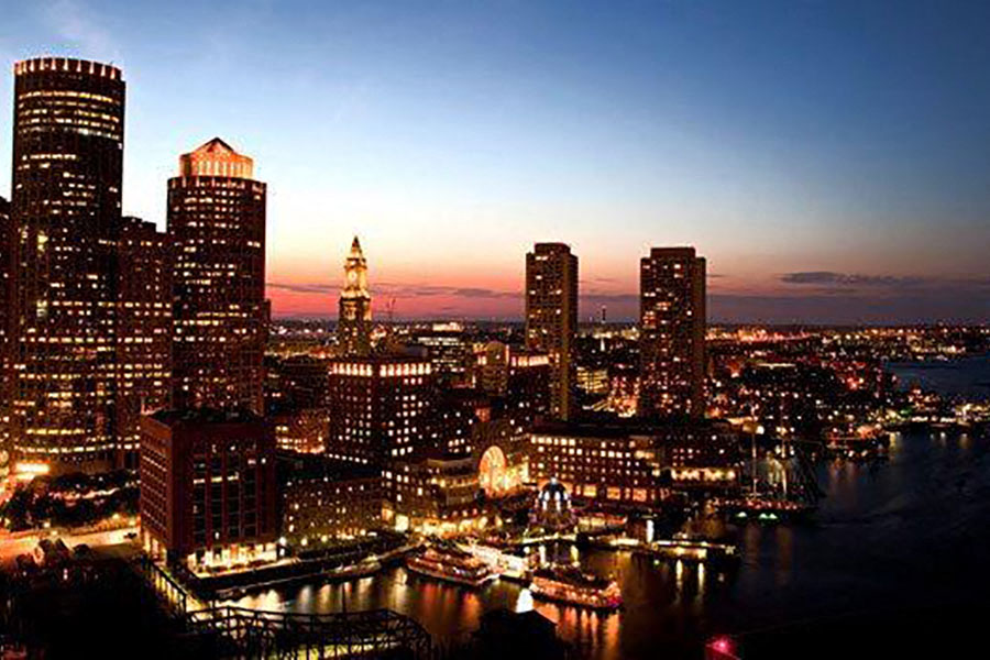 Boston City Skyline Views