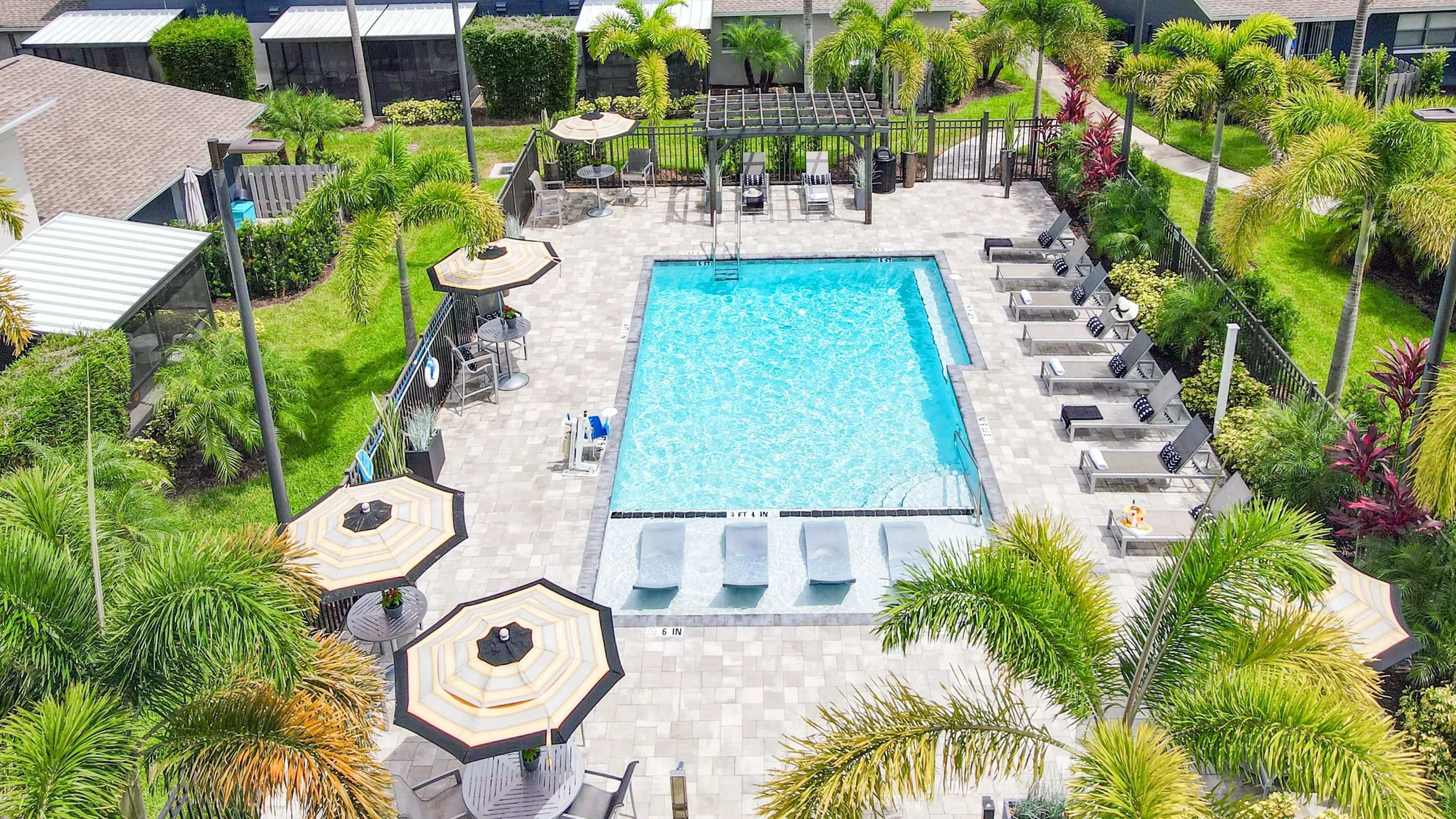 Dive into bliss at our resort-style pool, where relaxation meets luxury. 