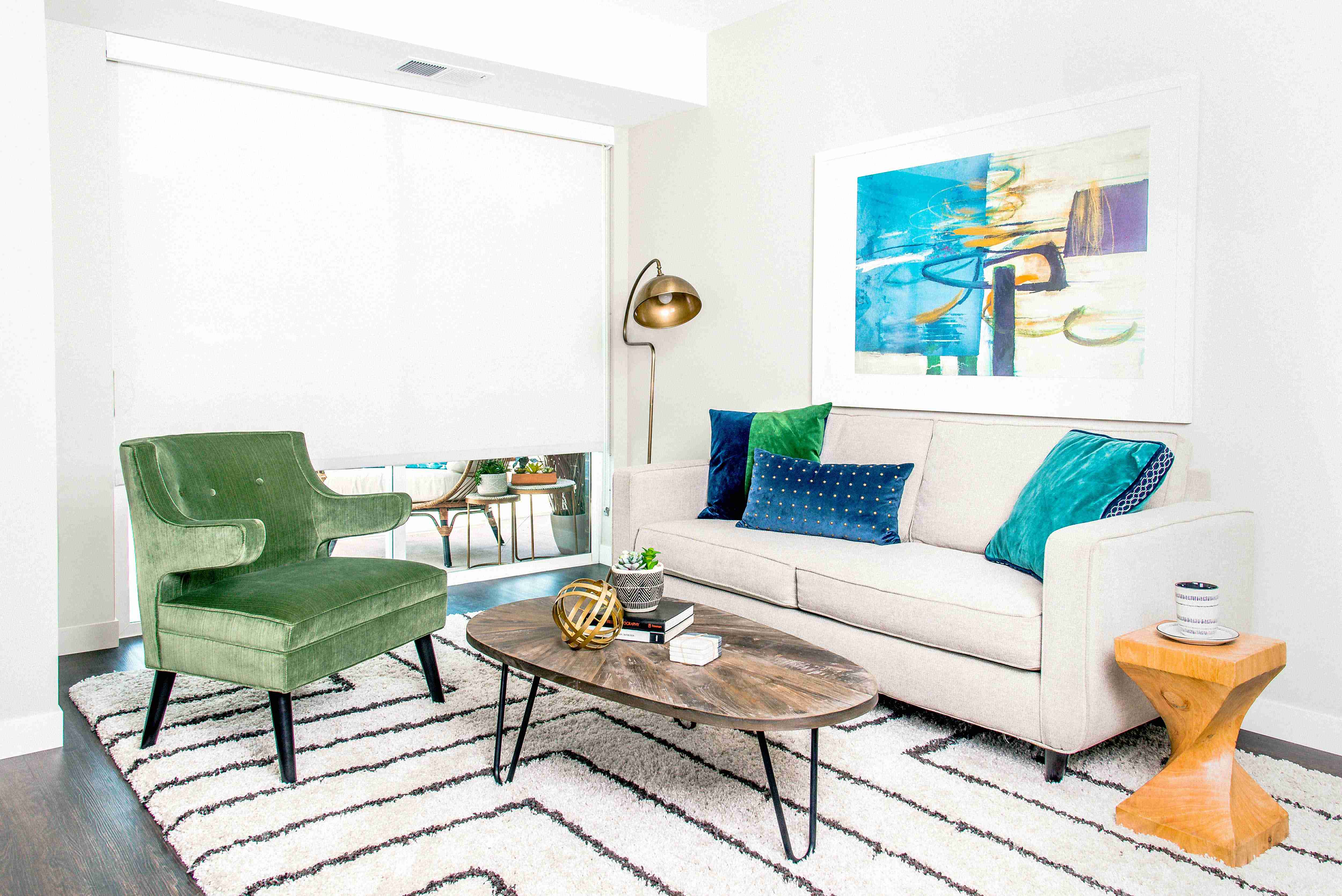 One-Bedroom Apartment Living Room