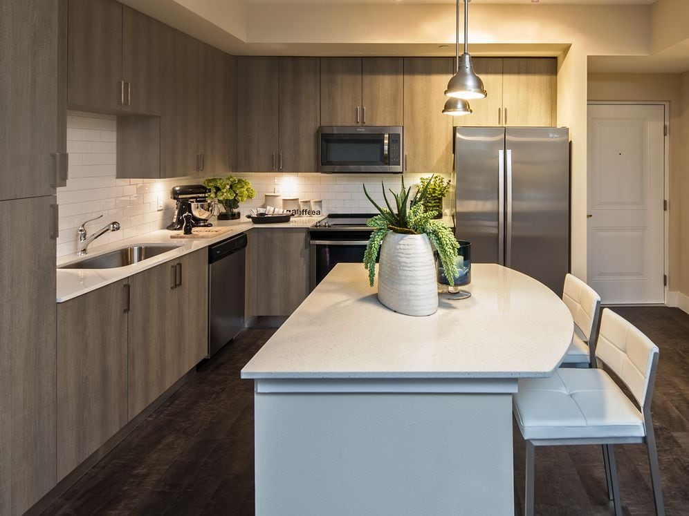 Kitchen and dining area