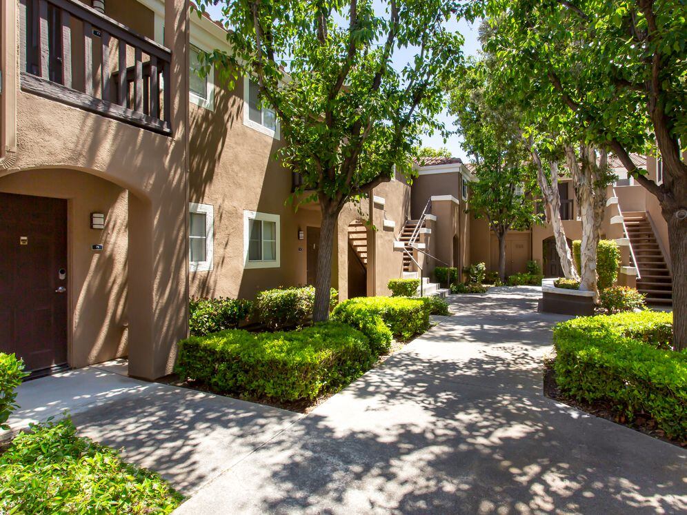 Courtyard and building exteriors