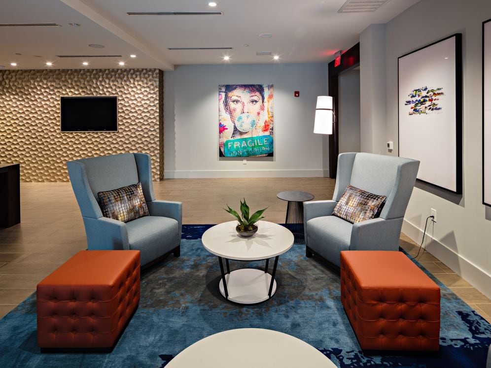 Russell Building Brand New Indoor-Outdoor Lounge