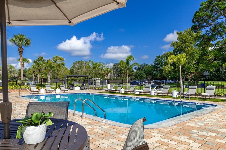 You'll love spending time by the pool on our expansive sundeck.