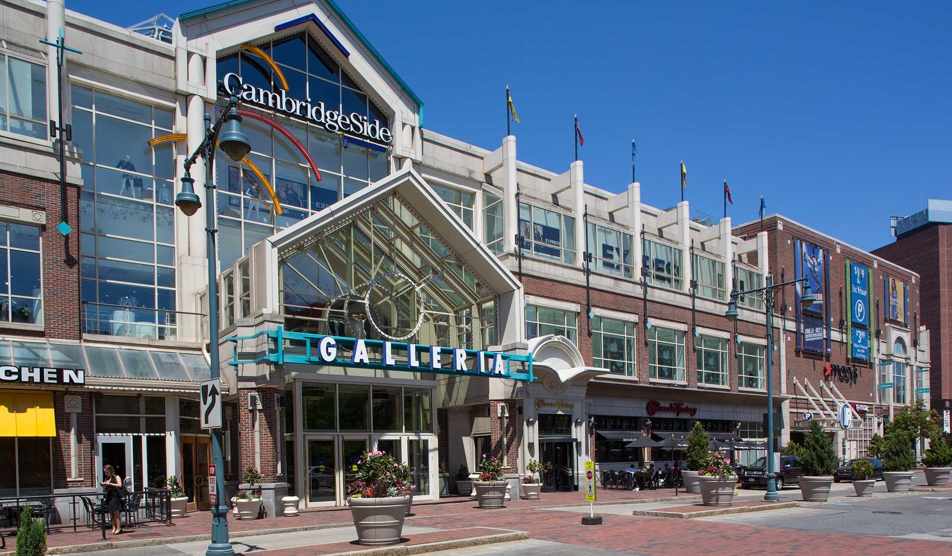 Shop at CambridgeSide Galleria, featuring 120 shopping options and just 1 block from our community