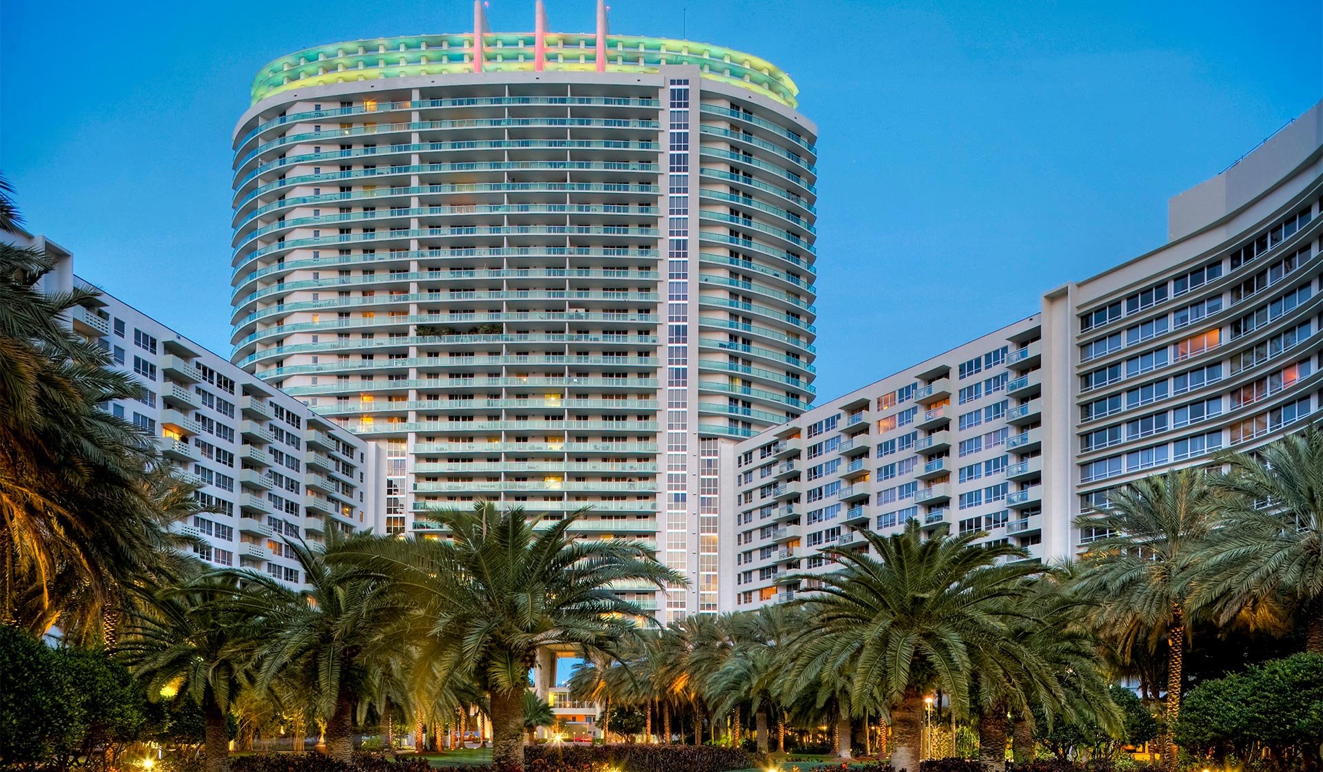 Center tower at Flamingo South Beach