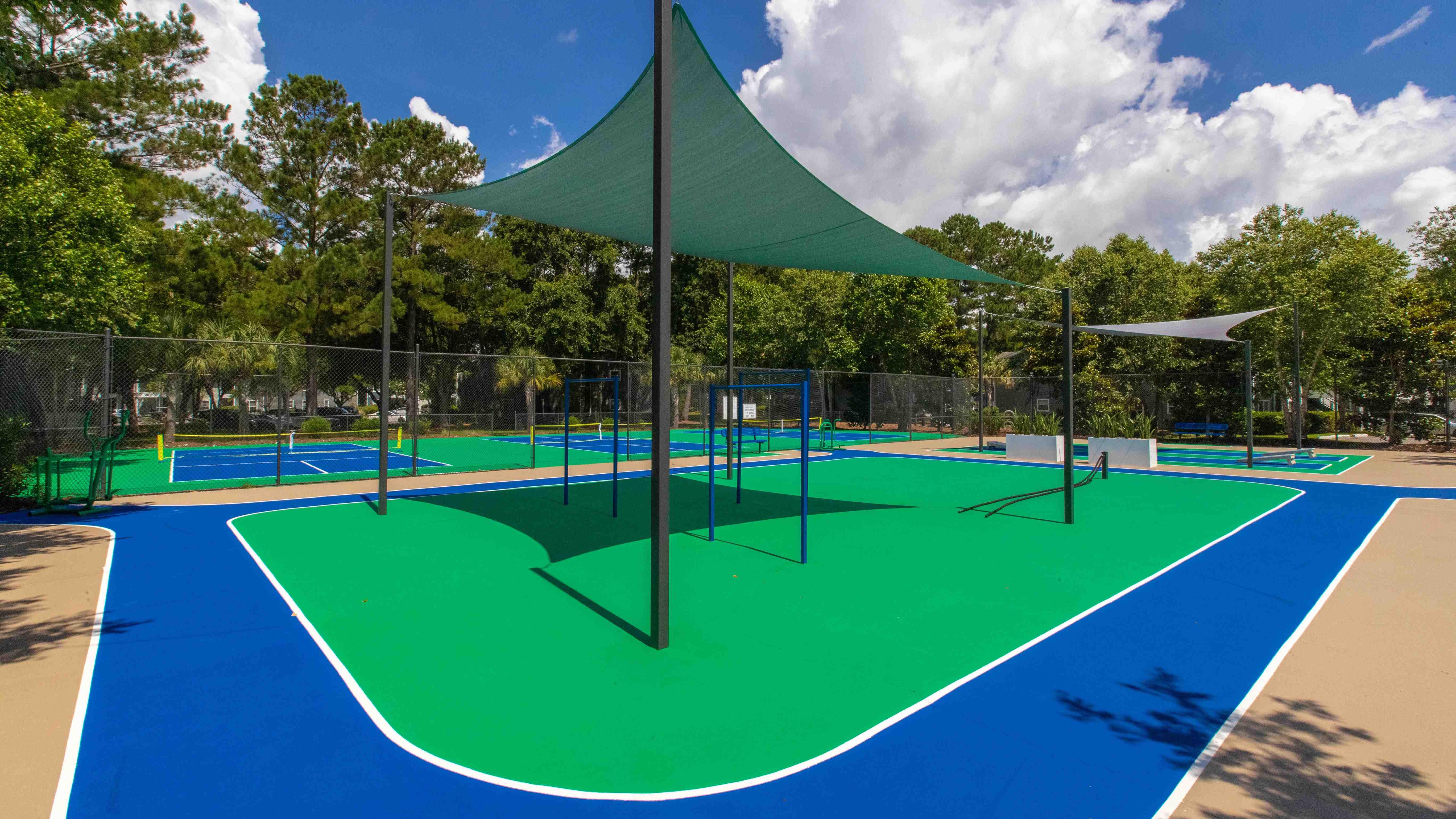 Energize your workouts at our Outdoor Fit Zone and enjoy the benefits of open-air fitness.