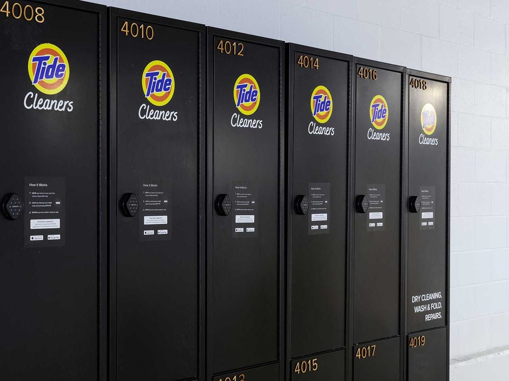 Tide Lockers for convenient contact-free laundry service