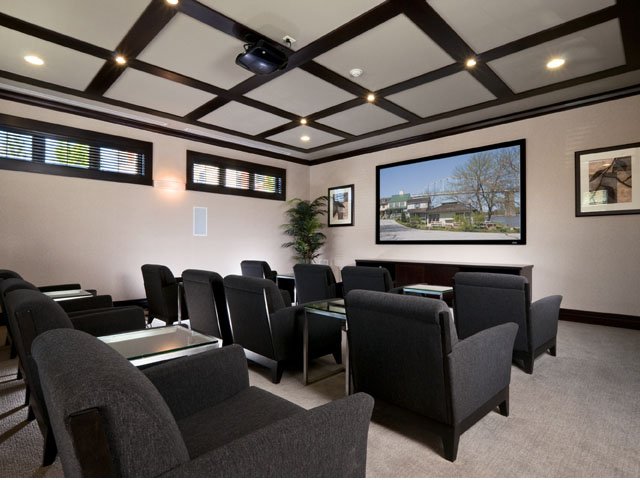 Invite a few friends over for movie night or to watch a game in the Theater Room.