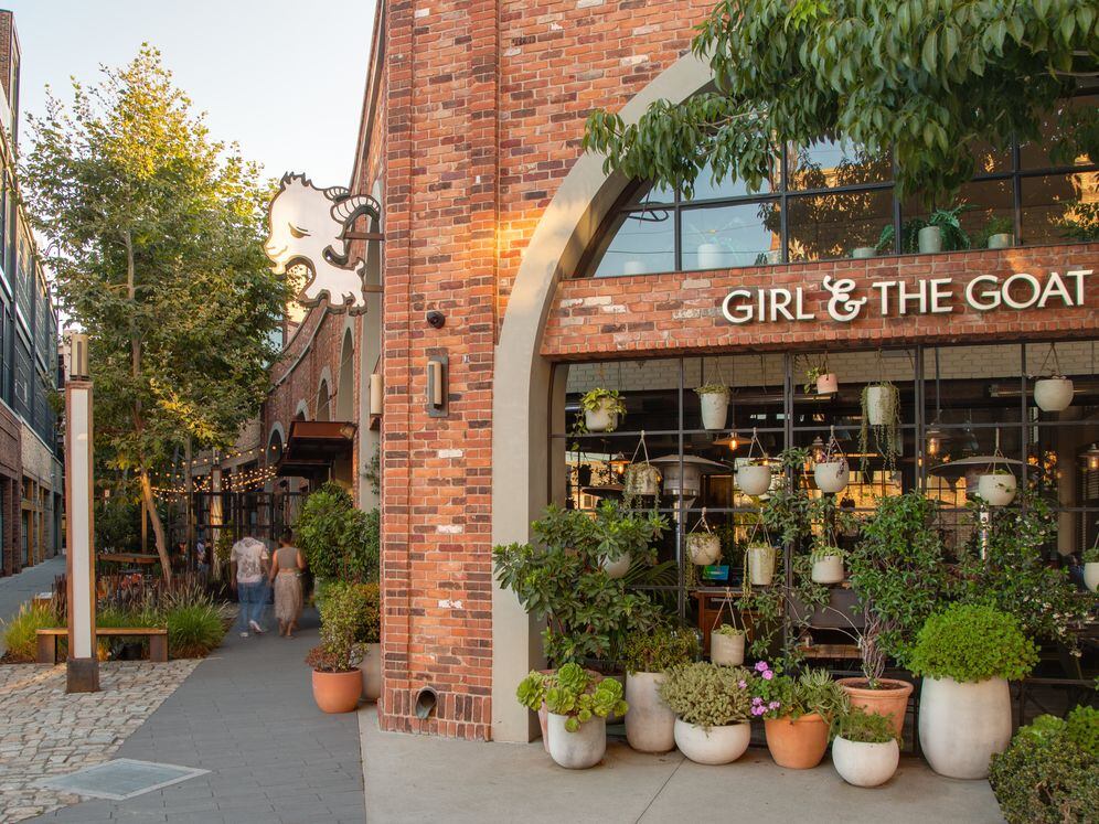 Blocks from several dining options along Mateo St.