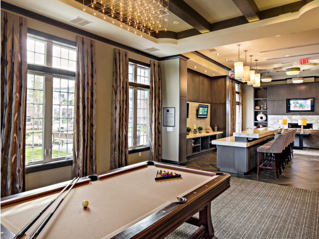 Complete with billiards table and lounge.