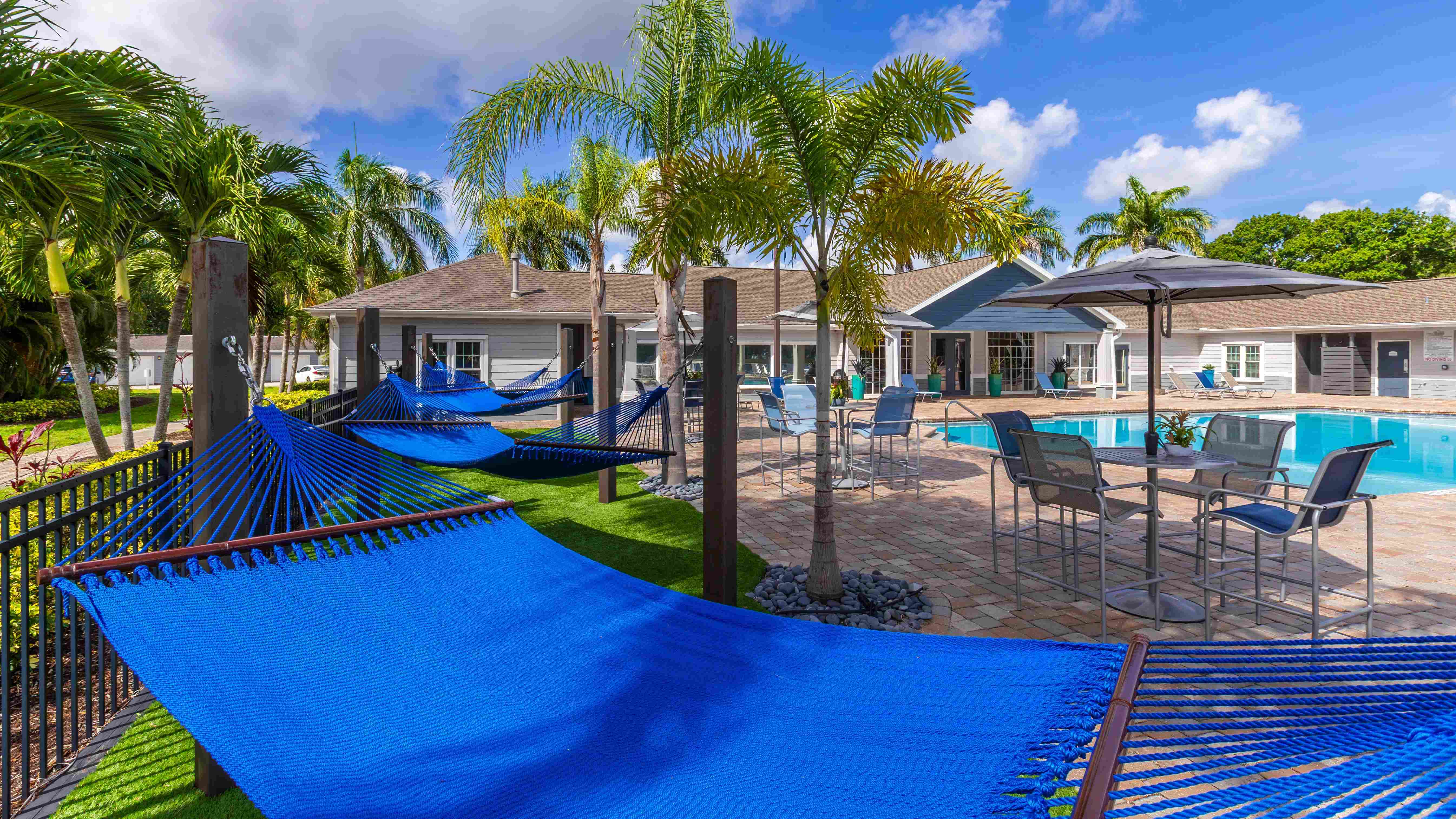 From pool dips to hammock naps, our outdoor space is designed for pure relaxation and resort-inspired living.