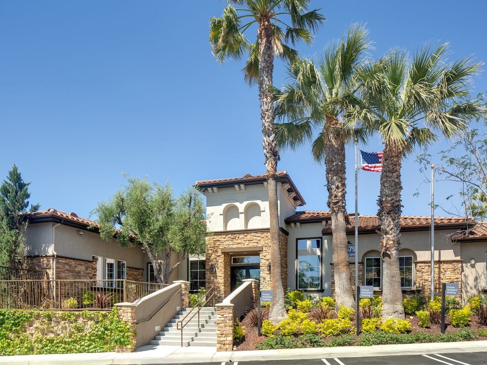 Leasing office entrance