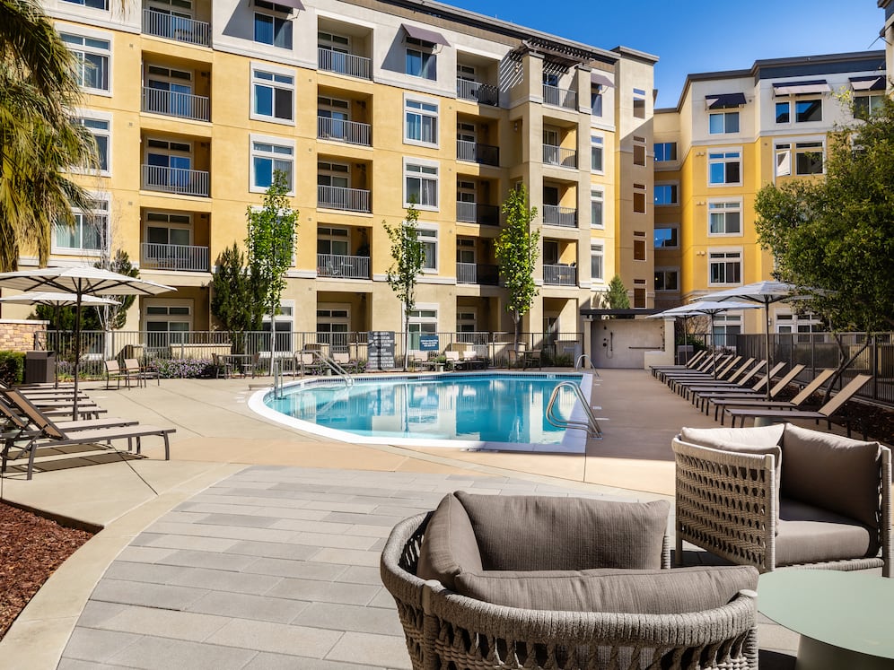 Phase I pool and sundeck
