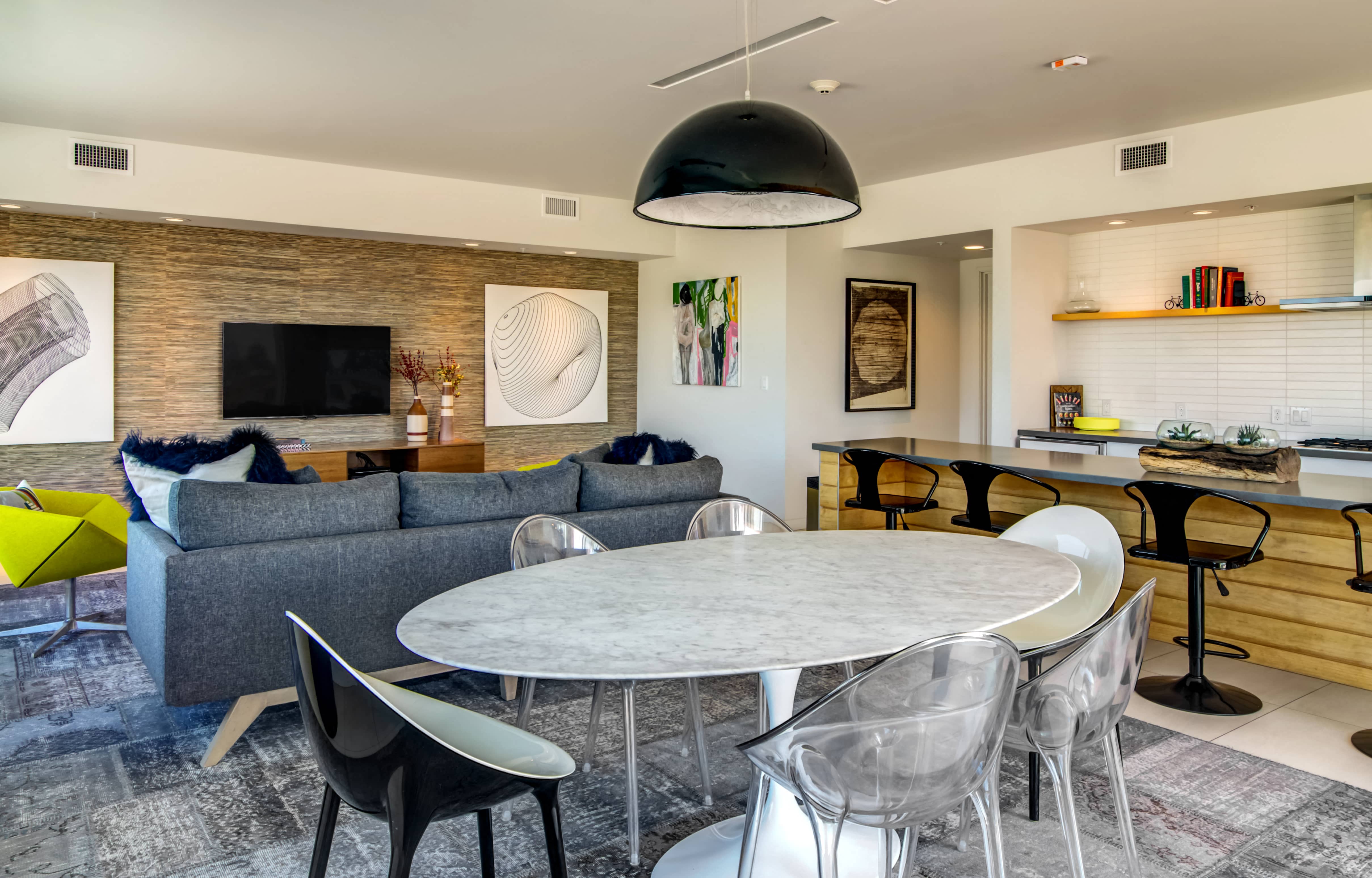 Rooftop clubhouse