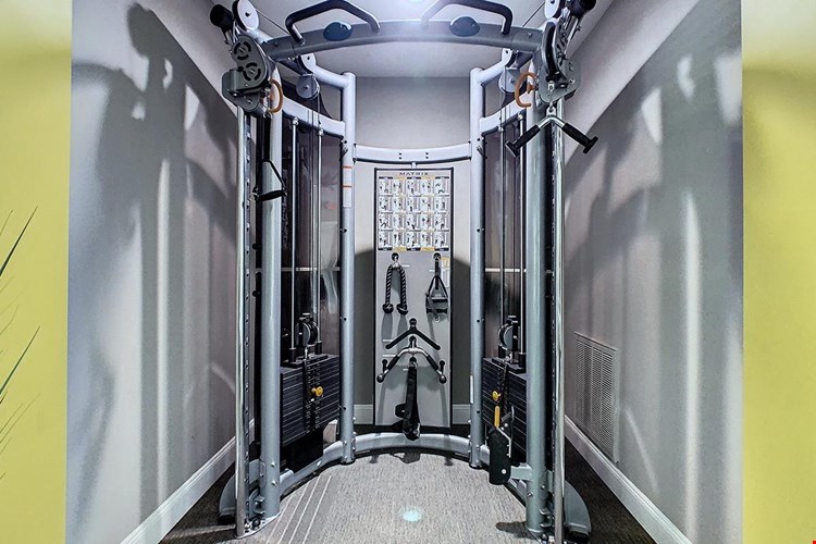 Our fitness center features all the weight training equipment you could think of!