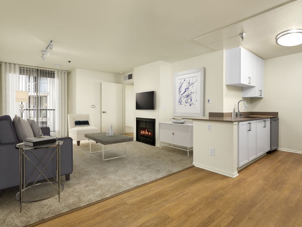 Renovated I kitchen and living areas