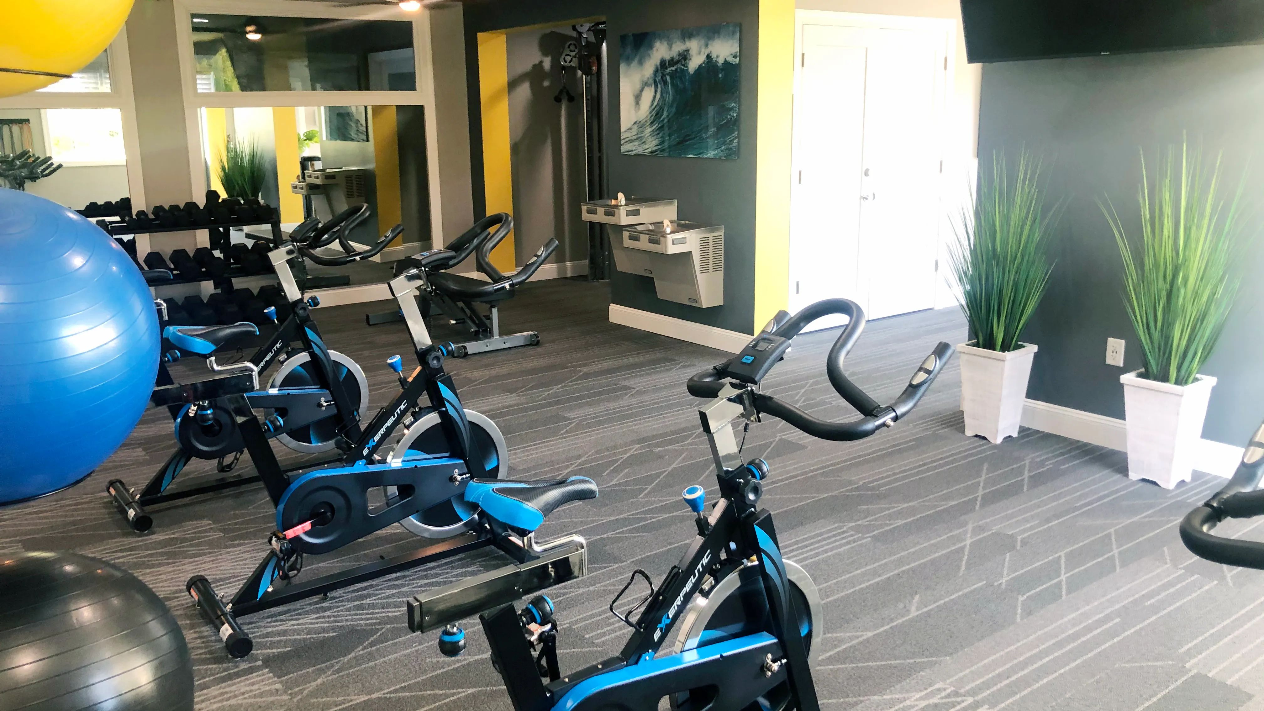 Get fit in our state-of-the-art fitness center, open for you any time of day. 