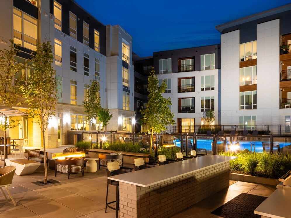South Building Courtyard and pool area