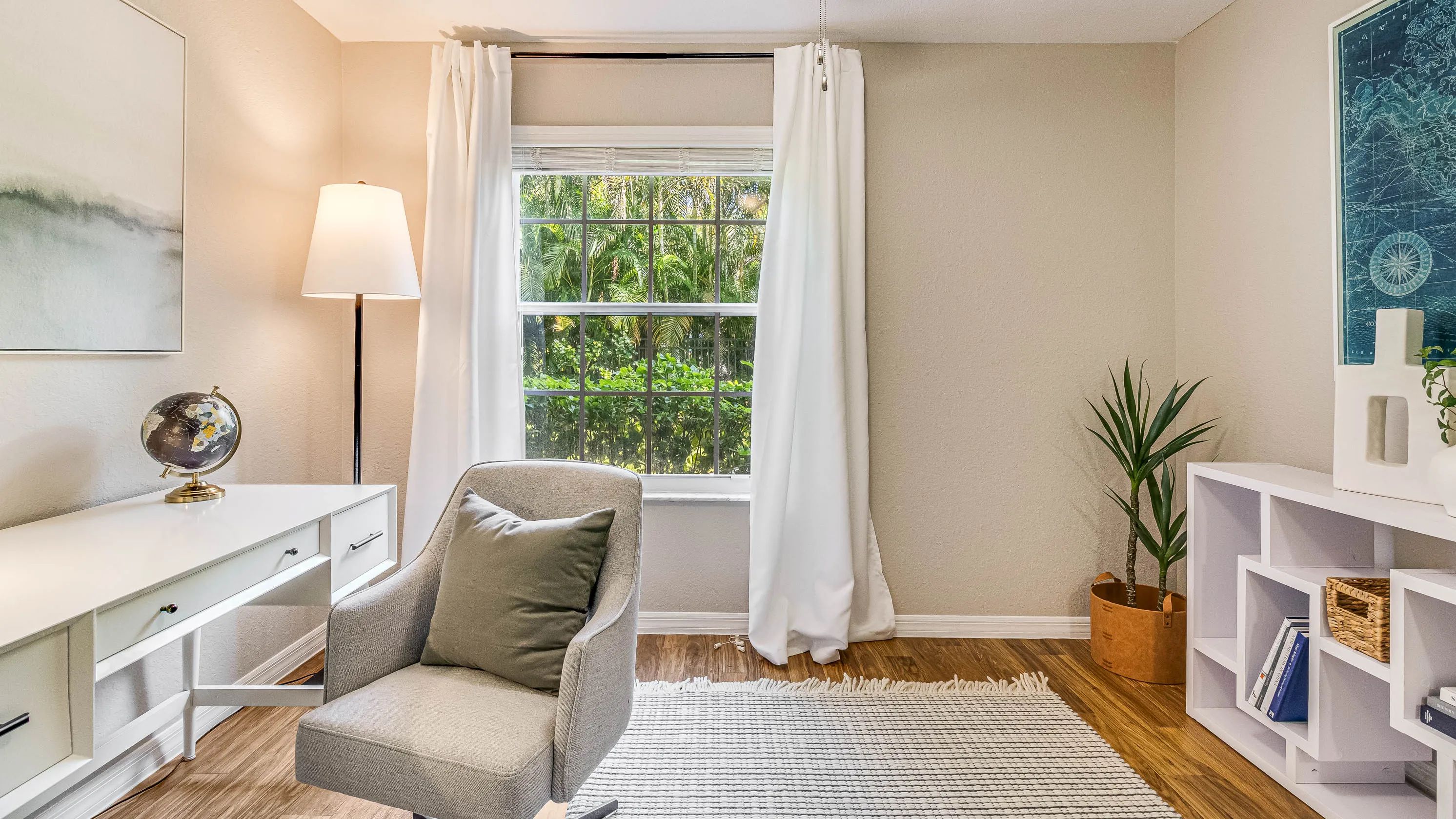 Each roomy bedroom graced with large windows for an abundance of natural light. 