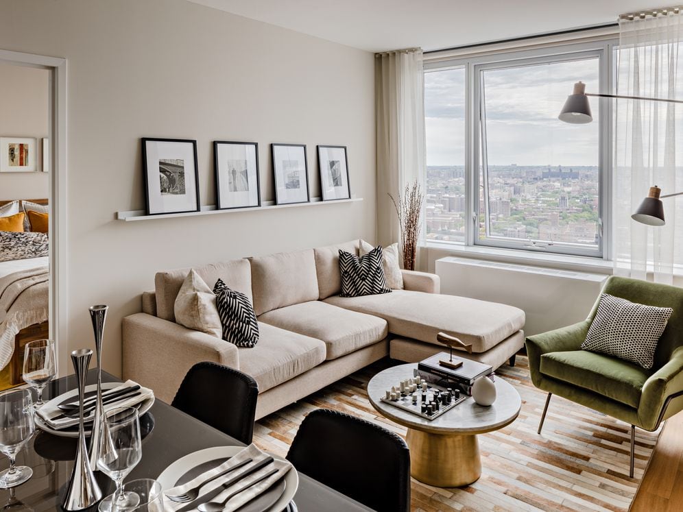 Dining and living area