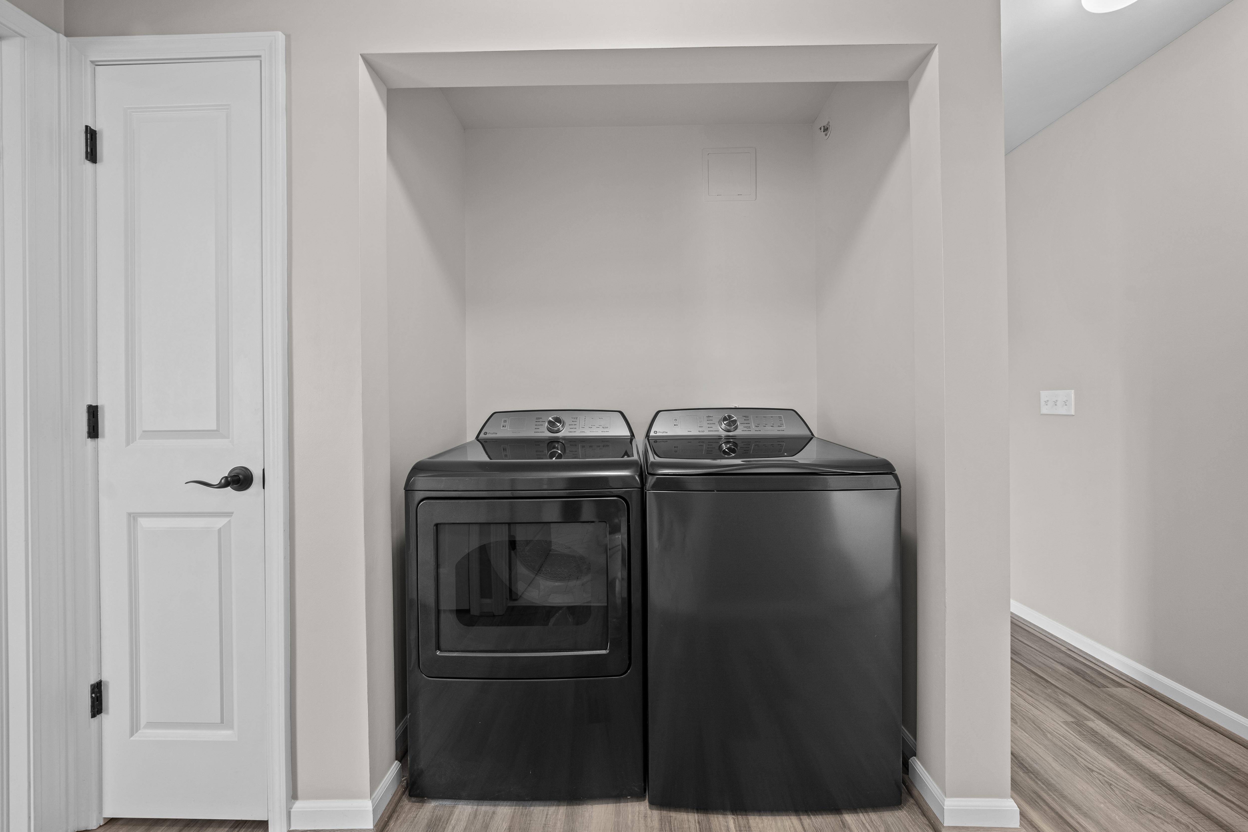 In Home Washer/Dryer at The Reserve at Prentiss Pointe Apartments in Harrison Township