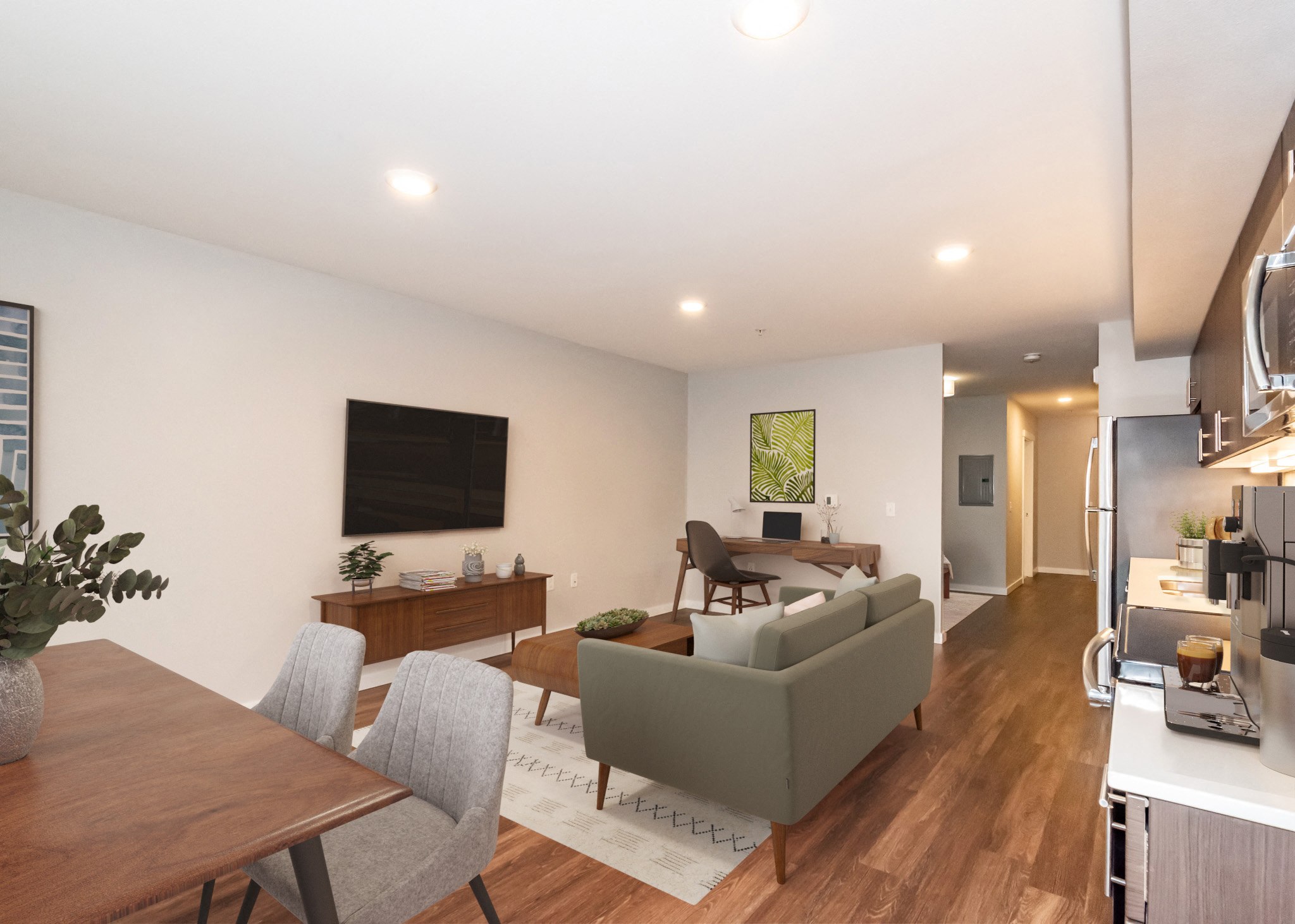 Urban-1 | Living Room and Kitchen
