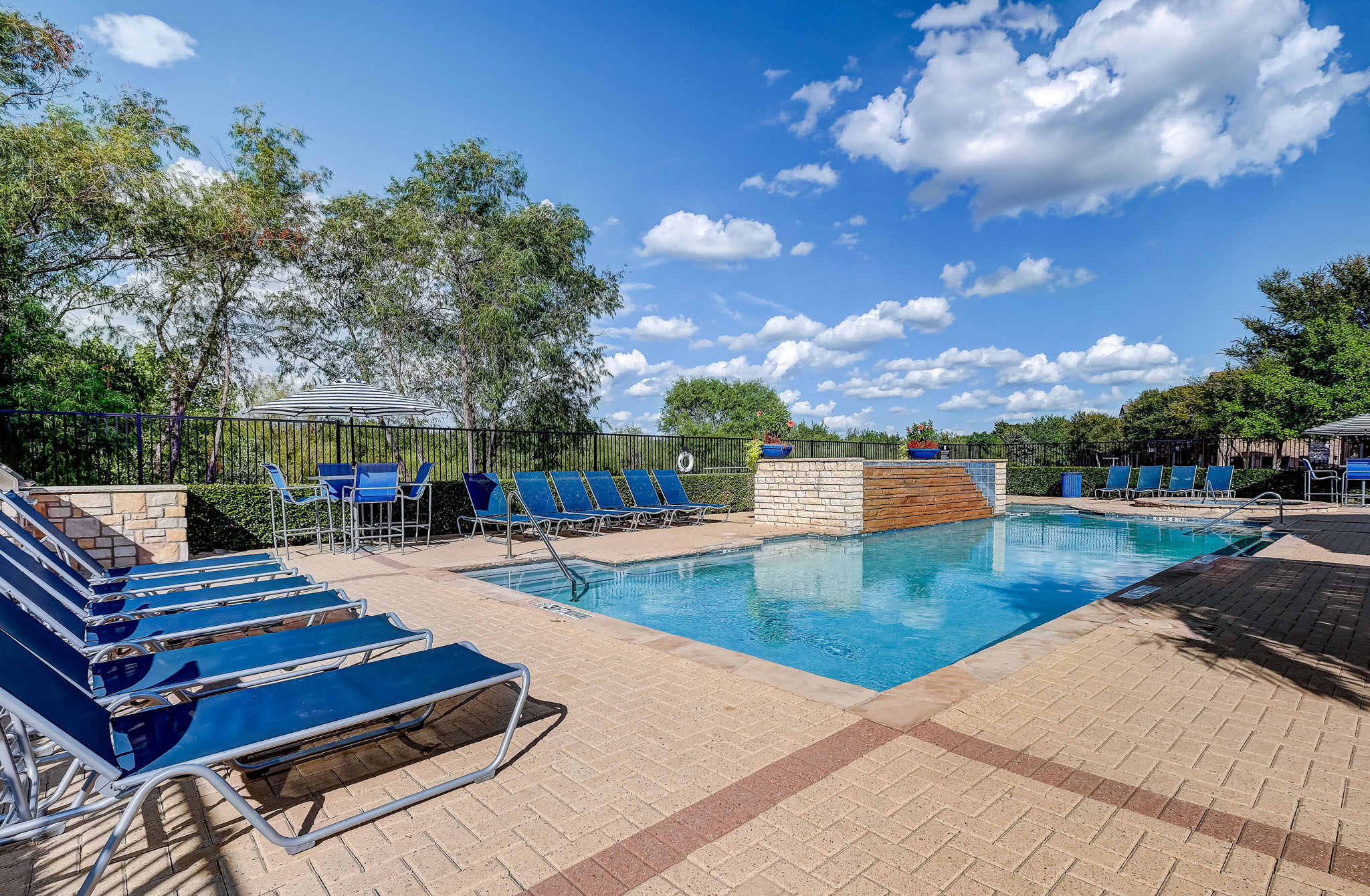 Resort Style Pool with lounge chairs