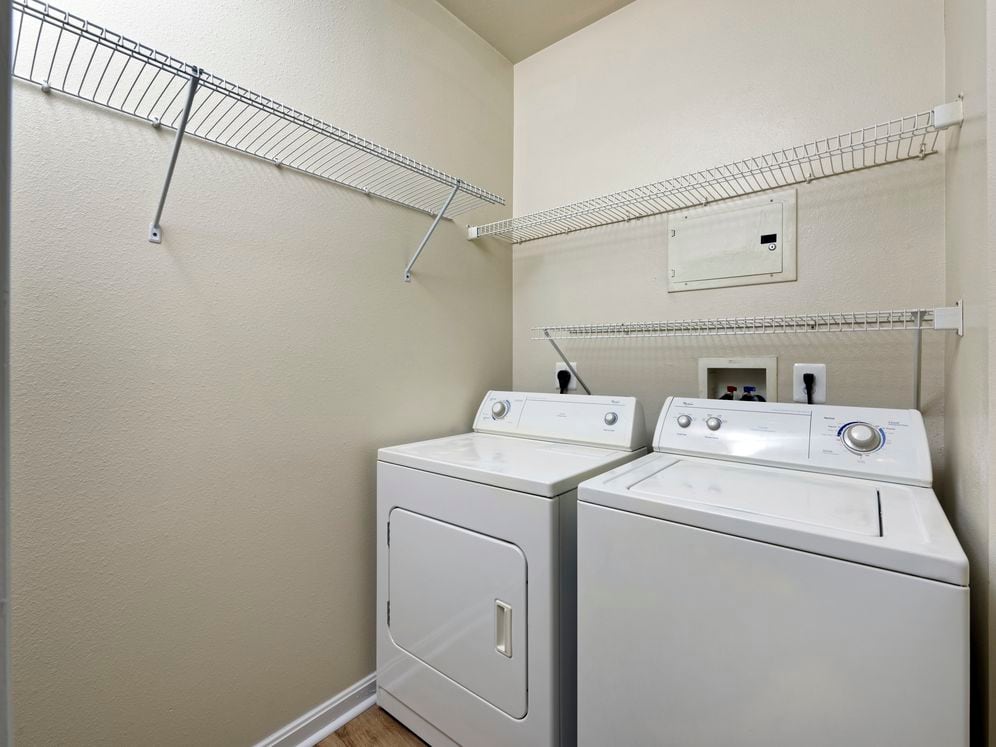 In-unit washer and dryer