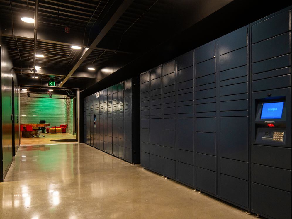 Amazon Hub package lockers for convenient 24/7 delivery and pickup