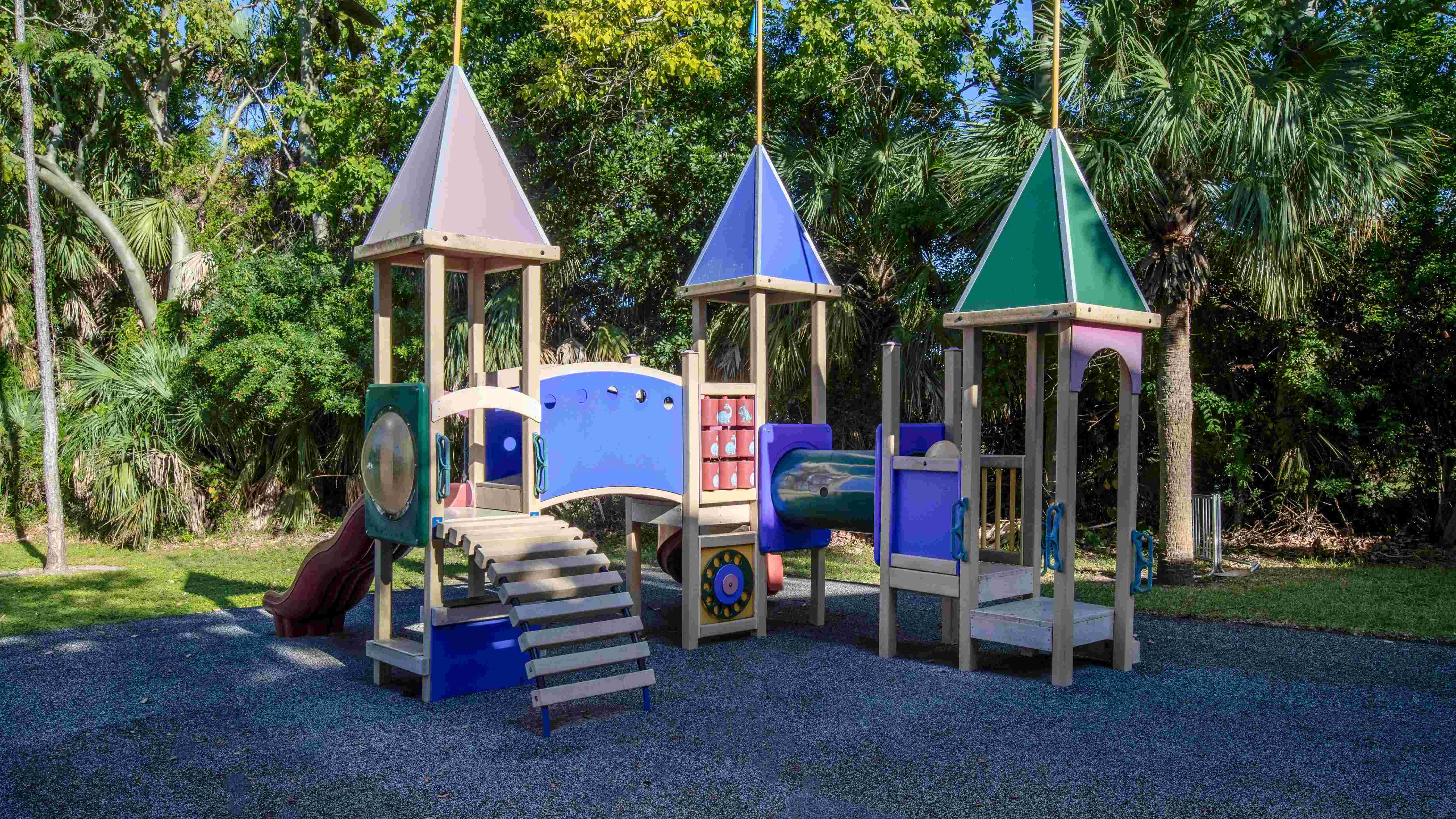Children will embark on an adventure at our vibrant castle-themed playground – offering boundless and imaginative fun.