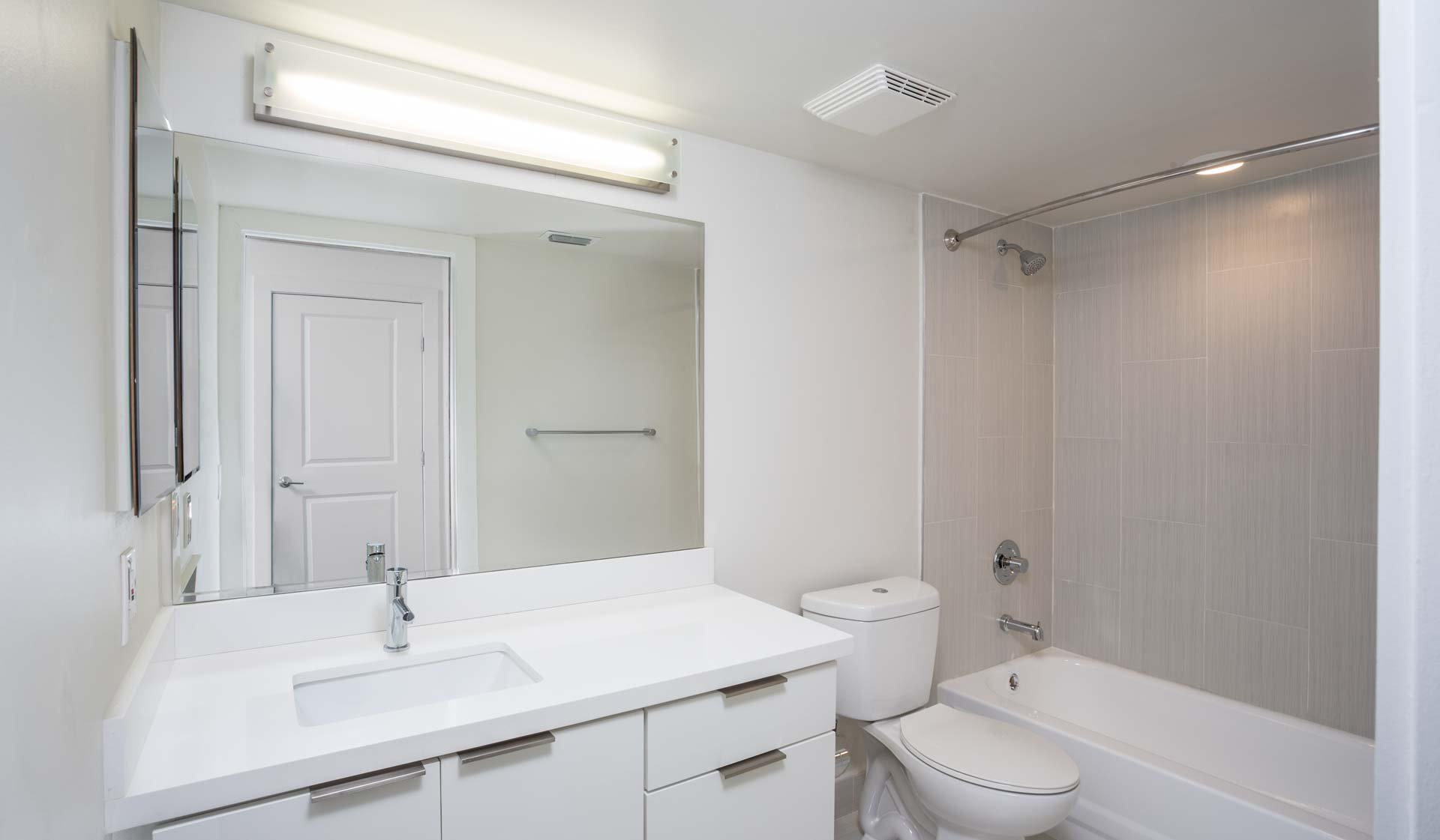 Renovated bathroom with all-new features