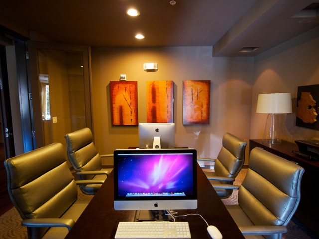 Business Center with Computers