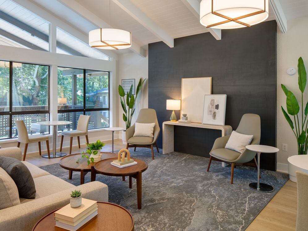 Resident lounge with seating area