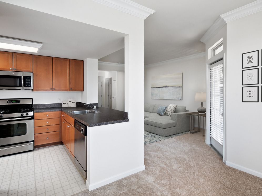 Finish Package I living and dining areas with carpeting