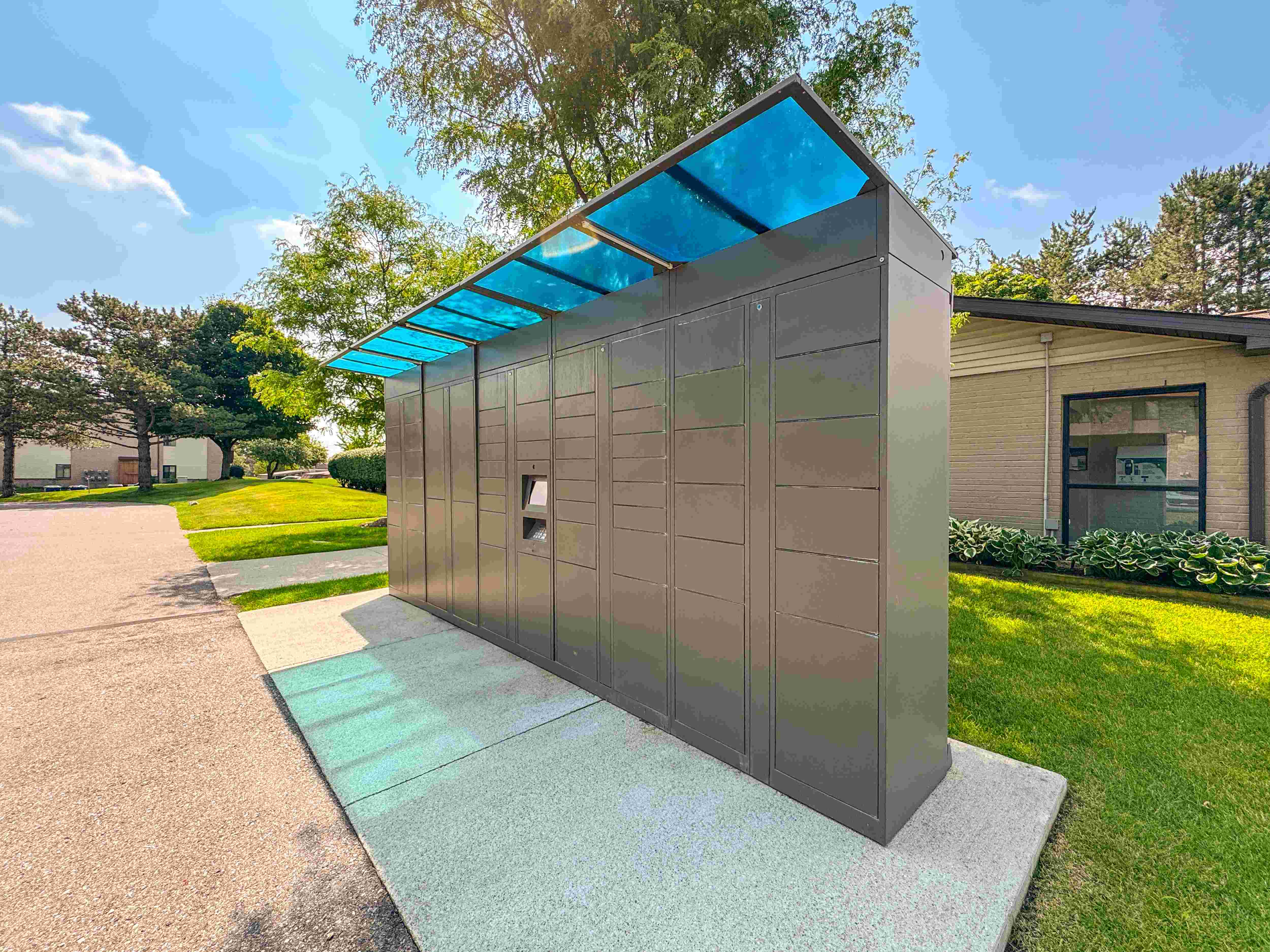 24/7 secured Package Lockers at Woodland Villa Apartments in Westland, MI.