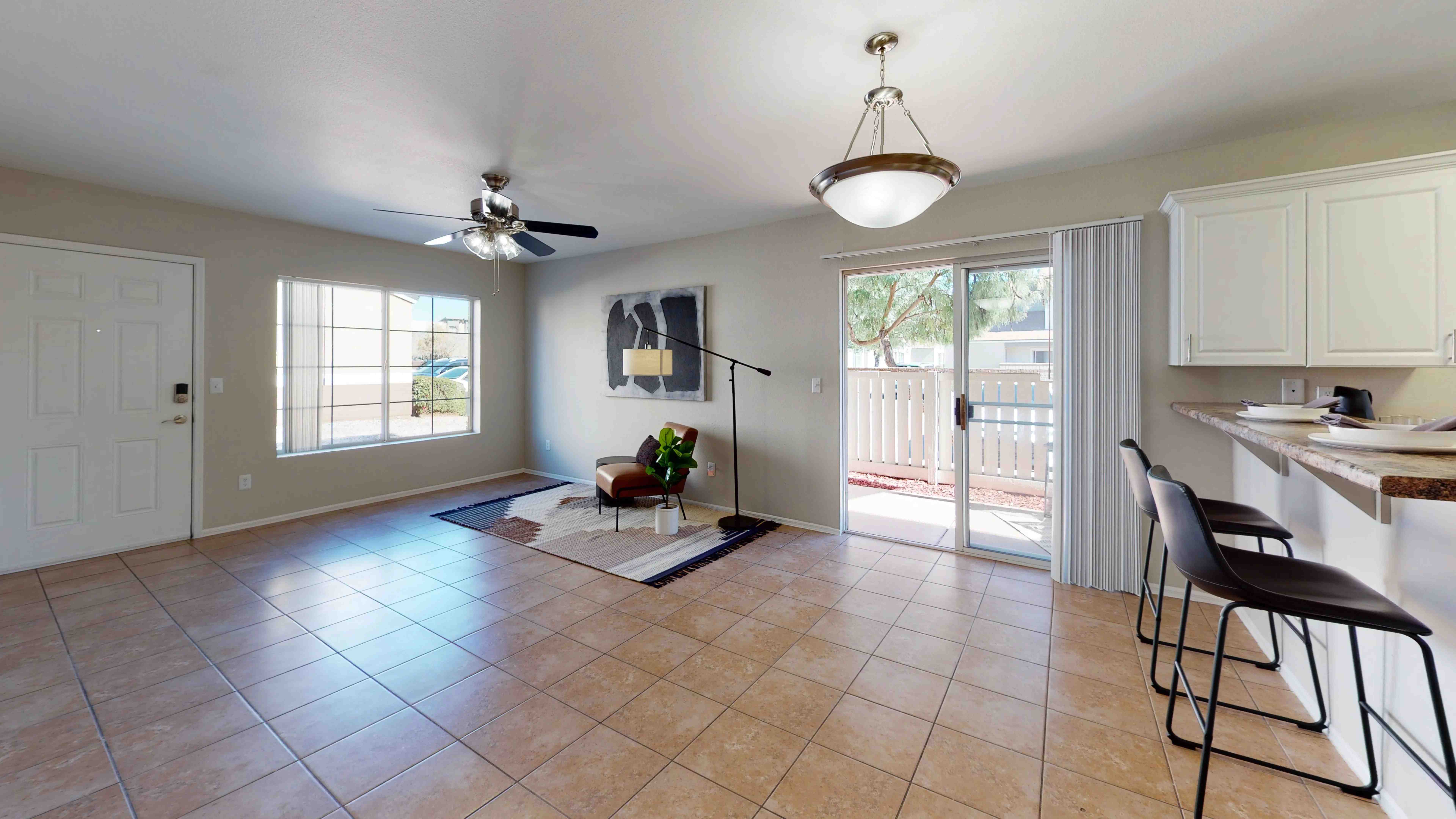 Picture jumping for joy in your oversized living and dining room – a space where you can craft cherished memories and celebrations at home with room for all.  