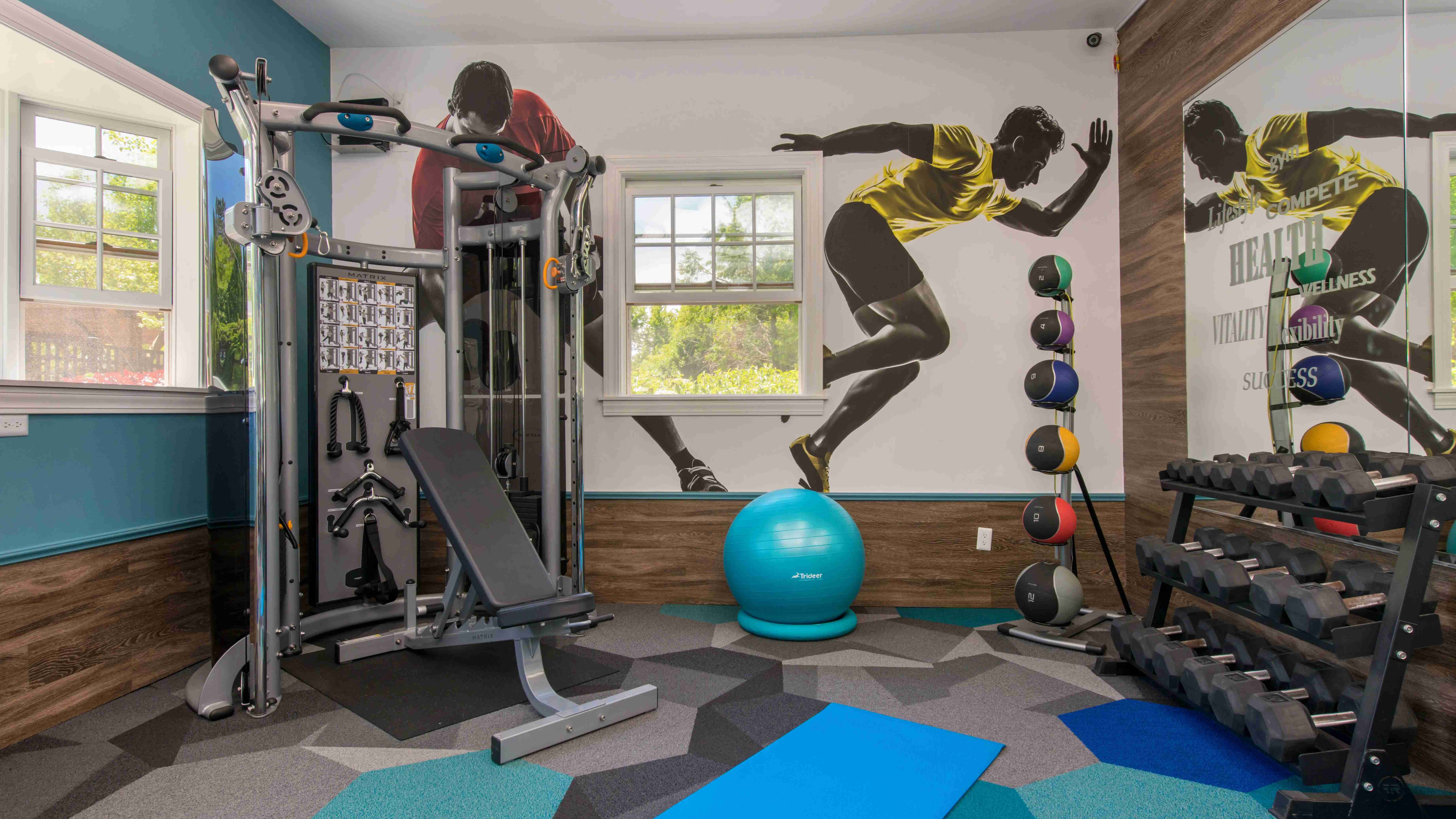 Energize your body with our comprehensive cardio and weight training equipment. 