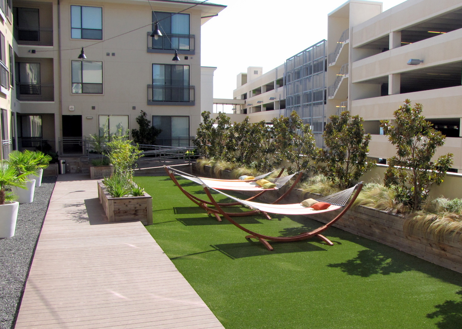 Relax on our Hammock Lawn...
