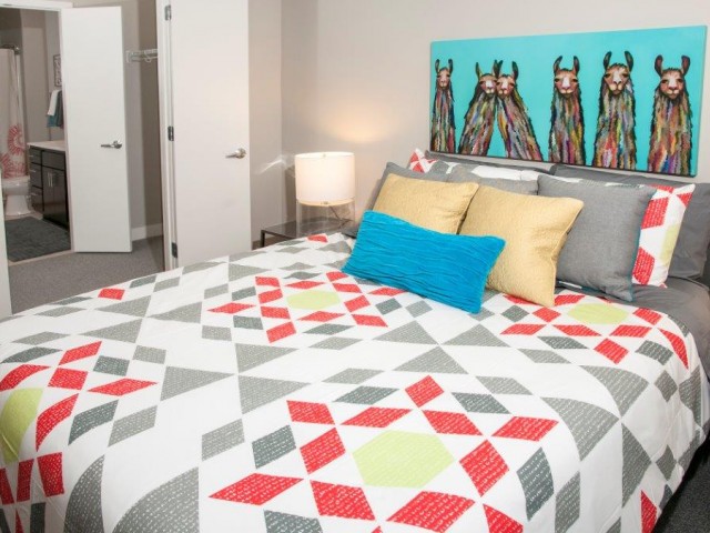 Bedroom with Walk-Through Closet to Bathroom