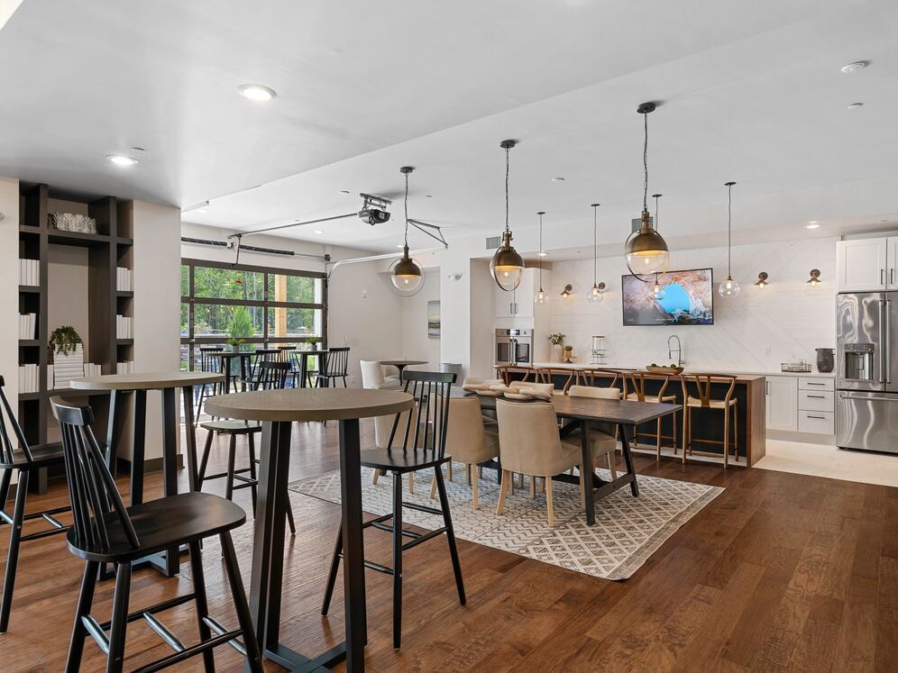 Resident lounge with kitchenette
