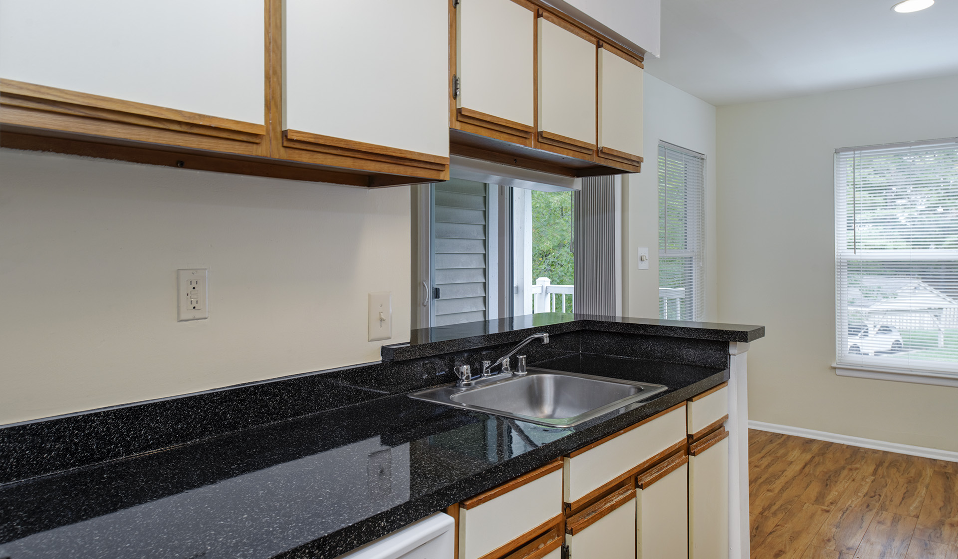 Kitchen provides ample counter space