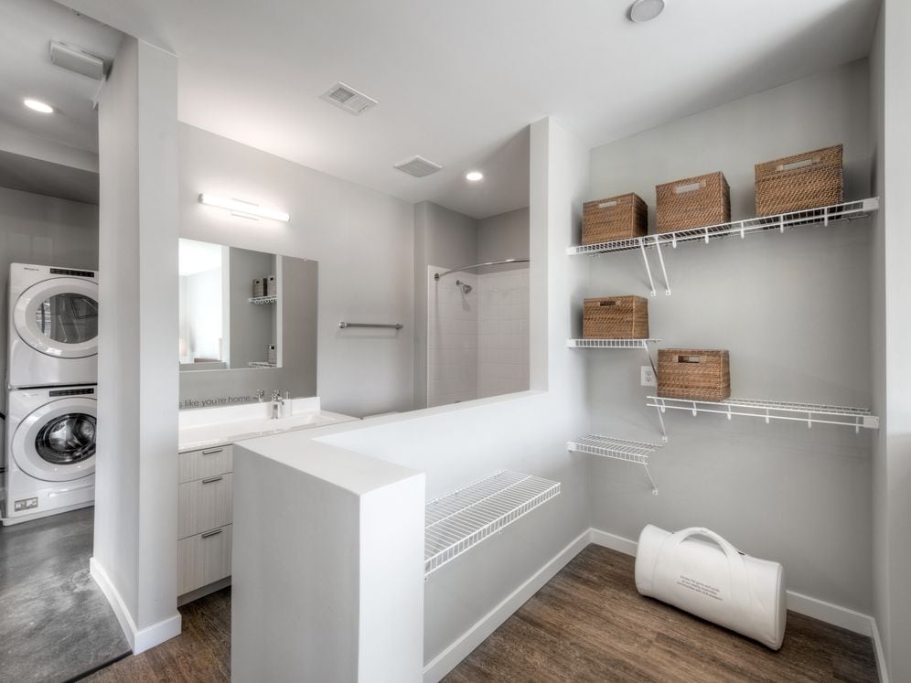 Showroom walk-in closet