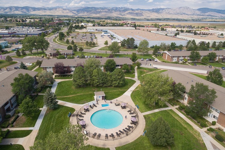 Take a dip in our community pool and hot tub