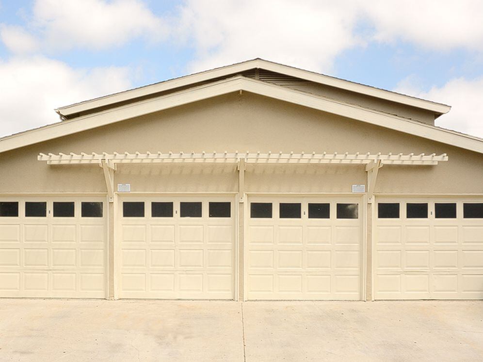Garage and driveway