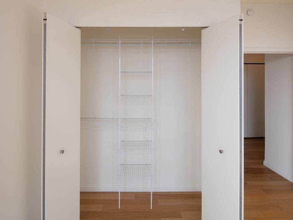 Spacious closets