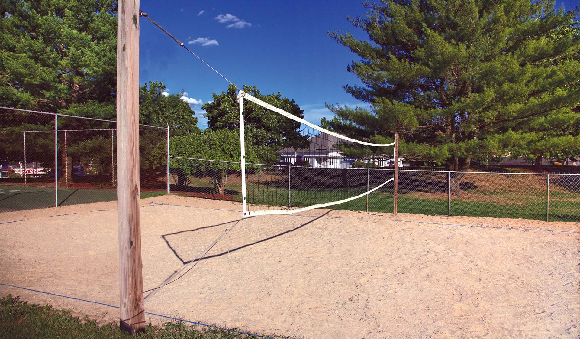 Our community also features a sand volleyball court