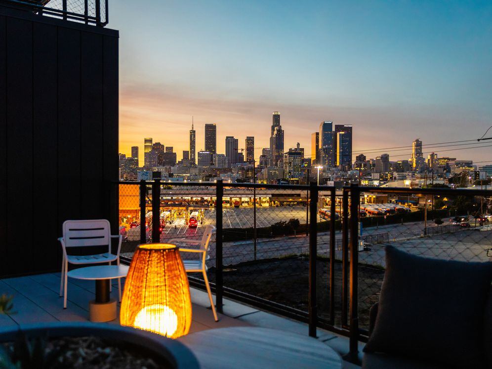 Rooftop terrace views