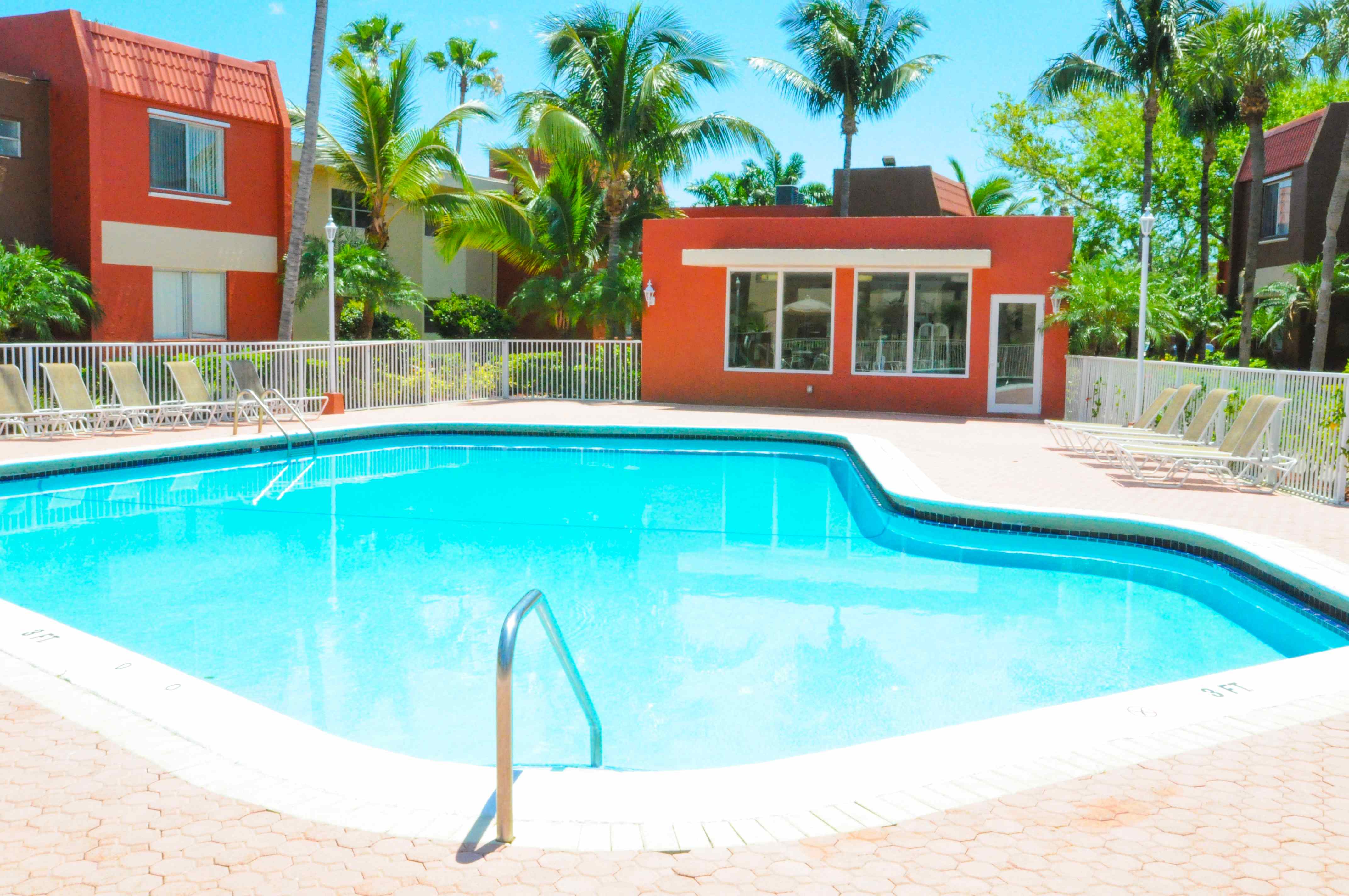Refreshing swimming pool