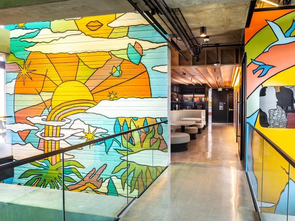 Corridors (Murals by Priscilla Witte)